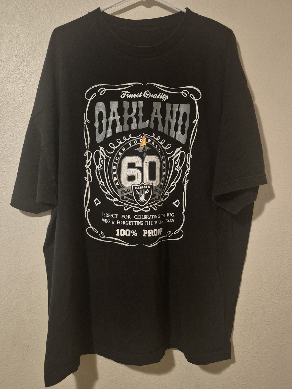 Oakland Raiders Graphic Short-Sleeve Tee - Black